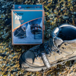Yaktrax Pro fitted to boot